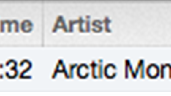 Most Plays on an Arctic Monkeys Song