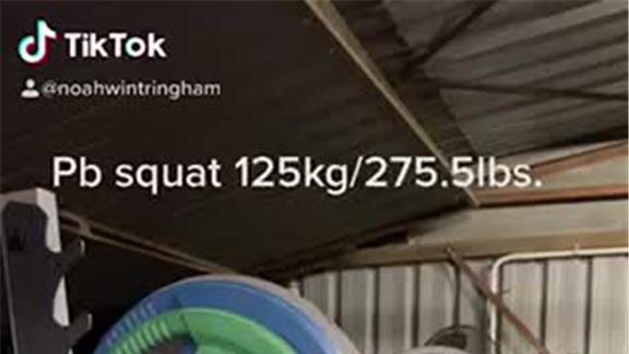 125kg Squat at 14 Years Old