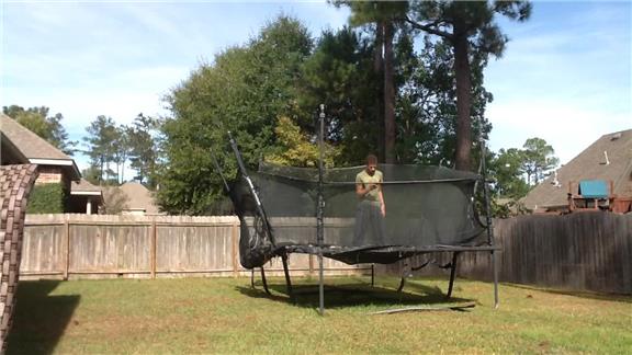 Most Back Bounces On A Trampoline In One Minute