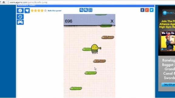 Doodle Jump Originalin Chrome with by OffiDocs