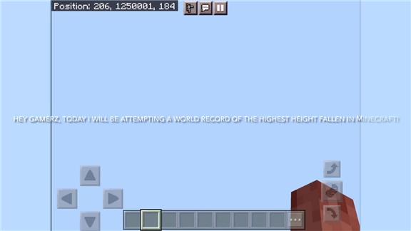 Farthest Distance Fallen in “Minecraft”