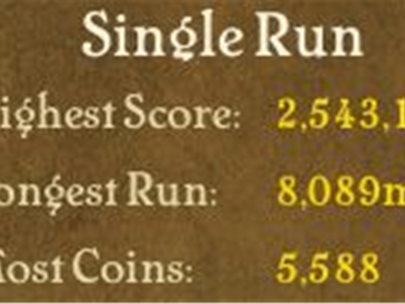 Farthest Distance Run In A Single Game Of 