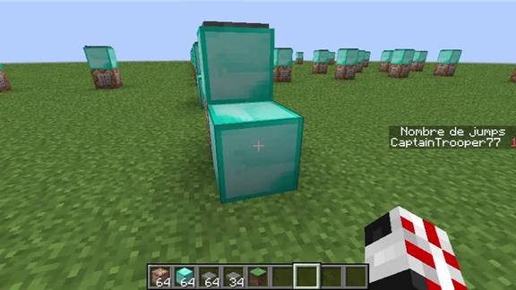 Most 4-Blocks Gap Jumps in Minecraft PC (Without Potions Effects)