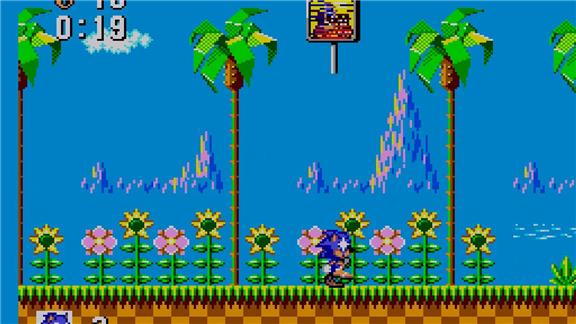 Sonic the Hedgehog - Fastest Time to Beat Green Hill Zone Act 1 - 19 Seconds.