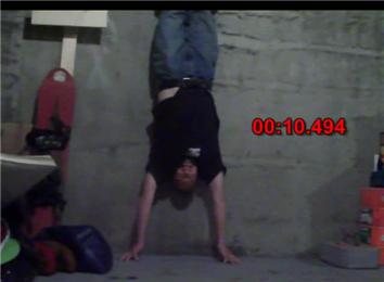 Longest Handstand Longest Handstand On Fingertips | World Record | Darryl Learie