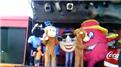 Most Company Mascots On Stage At Once