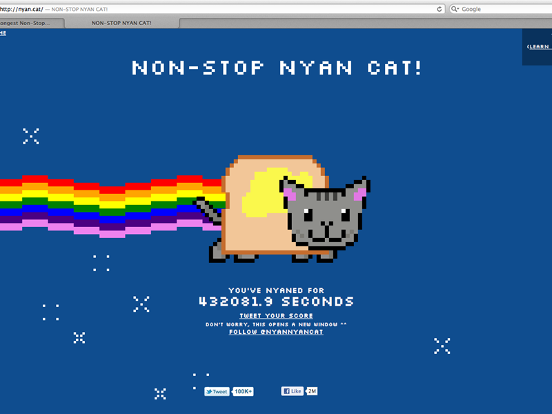 Longest Non-Stop Nyan Cat