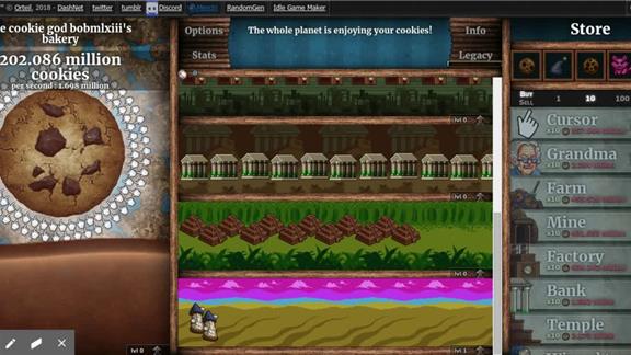 Cookie Clicker High Cookie Amount No Cheats Used
