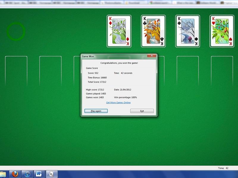 Solitaire Speedrun World Record 0:03 - Google Solitaire Glitched