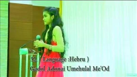  LITTLE POOJA SINGING 32 SONGS in 36 DIFFERENT LANGUAGES