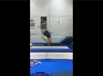 Most Times To Perform Front Flips With Half Turns On A Trampoline In ...