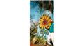 Tallest Wildflower Hand Painted On A Tree