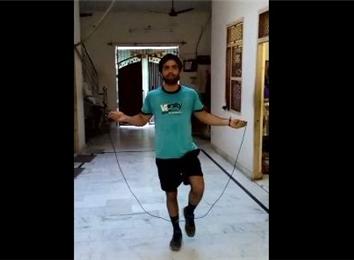 Most One-Legged Jump Rope Jumps In One Minute | World Record | Dishant ...