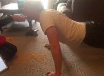 Most Push-Ups In 30 Seconds While Eating Doritos | World Record | Doritos