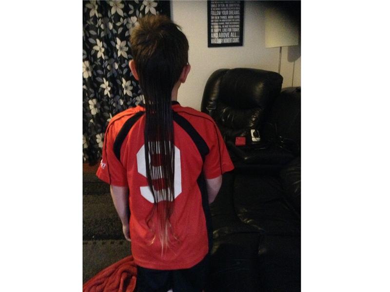 Longest Rattail Hair Style Worn By A 7 Year Old World Record Dean