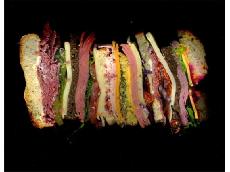 Most Toppings On A Scanned Sandwich