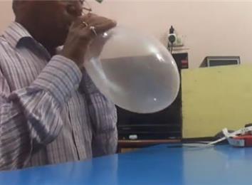 Fastest Time To Blow Up A Balloon Until It Pops | World Record | Suresh ...