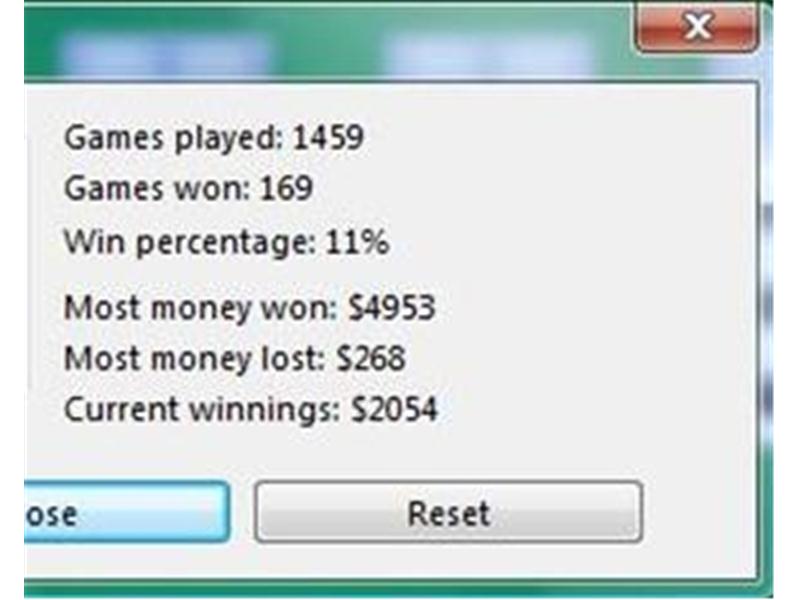 Most Games Of Solitaire Played Using Windows Vista