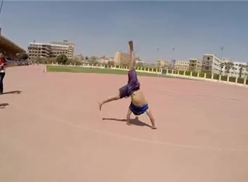 world record of cartwheels in a minute